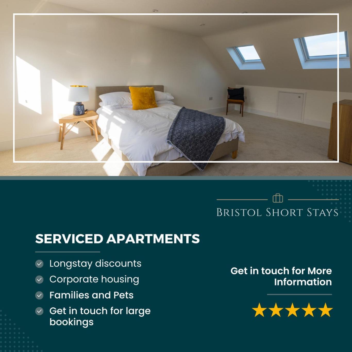 Ferienwohnung Amazing New 3 Double Bed House In Staple Hill! Bristol Exterior foto